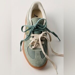 Puma Women’s Palermo Pastel Green/Blue Suede Sneakers